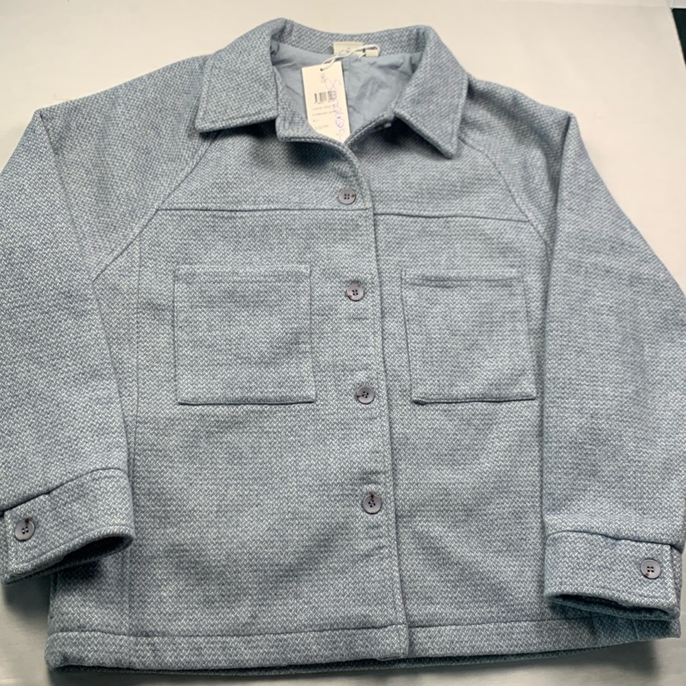 NWT Rhythm Women’s Fairbanks Jacket in Blue Marle